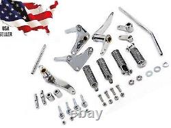 Forward Control Kit Chrome Harley DAVIDSON Sportster 1957-1974 XLH XLCH FOOTPEGS