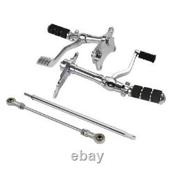 Forward Control Pegs Lever Linkage Fit For Harley Sportster XL1200 883 1991-2003