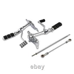 Forward Control Pegs Lever Linkage Fit For Harley Sportster XL1200 883 1991-2003