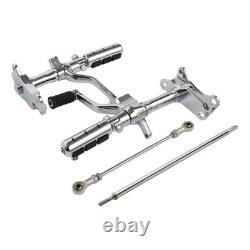 Forward Control Pegs Lever Linkage Fit For Harley Sportster XL1200 883 1991-2003