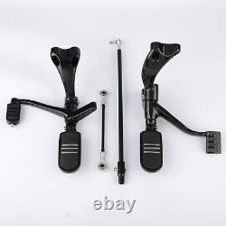 Forward Control Pegs Lever Linkage Kit Fit For Harley Sportster XL883 1200 14-23