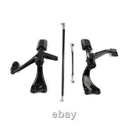 Forward Control Pegs Linkage Levers For Harley Sportster Iron XL883 XL1200 04-13