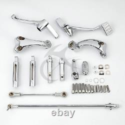 Forward Controls Foot Peg Levers Linkage FitFor Harley Sportster Super Low 14-20