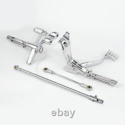 Forward Controls Foot Peg Levers Linkage FitFor Harley Sportster Super Low 14-20