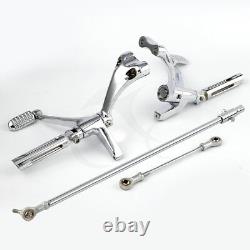 Forward Controls Foot Peg Levers Linkage FitFor Harley Sportster Super Low 14-20