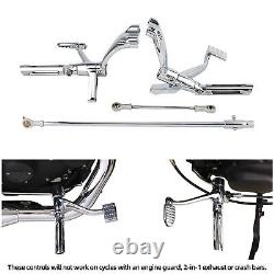 Forward Controls Foot Peg Levers Linkage FitFor Harley Sportster Super Low 14-20