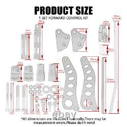 Forward Controls Footpegs Levers For Harley Dyna Low Rider 2000-2017 Super Glide