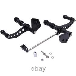 Forward Controls Footpegs Levers For Harley Dyna Super Glide Low Rider 2000-2017