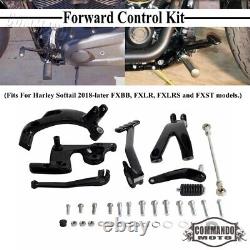Forward Controls Kit For Harley Softail FXST Street Bob FXBB FXBBS 2018-2022