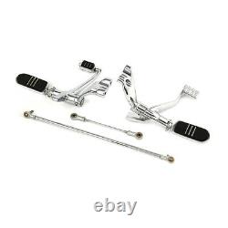 Forward Controls Pegs Levers Linkages For Harley Sportster XL1200C Custom 04-13