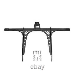 Front Gloss Black Crash Bar For Harley Davidson Dyna With Forward Control 06-17