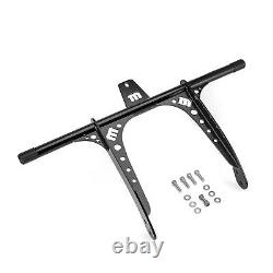 Front Gloss Black Crash Bar For Harley Davidson Dyna With Forward Control 06-17