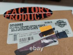 GENUINE HARLEY DAVIDSON Chrome Forward Control Mount Kit 50500693