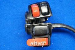 Genuine Harley FLHP FLHTP Left Hand Control Switches Police Bezels Siren 1996-06