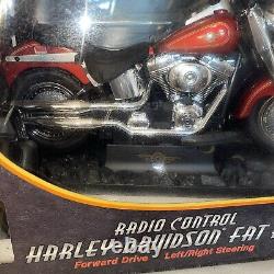 HARLEY DAVIDSON Fatboy RC Motorcycle Radio Control 6.0V 2004 No. 61431 Vintage