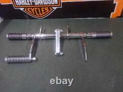 HARLEY DAVIDSON SPORTSTER NOS CHROME FORWARD CONTROL SET WithO-RING FOOTPEGS