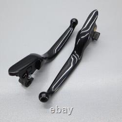 HARLEY DAVIDSON Softail 36700210 Genuine Hand Control Lever Kit Black 18-24