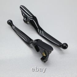 HARLEY DAVIDSON Softail 36700210 Genuine Hand Control Lever Kit Black 18-24