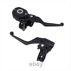 Hand Control Reservoir Brake Clutch Levers For Harley Sportster Iron 883 1200 48