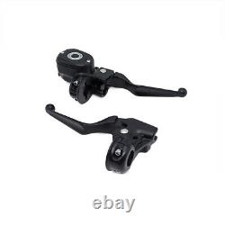 Hand Control Reservoir Brake Clutch Levers For Harley Sportster Iron 883 1200 48