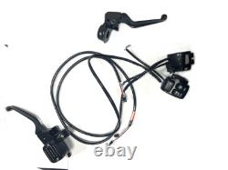 Handlebar Control Kit Black fits Harley Davidson