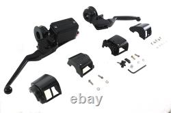 Handlebar Control Kit Black fits Harley Davidson