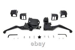 Handlebar Control Kit Black fits Harley-Davidson 22-0838
