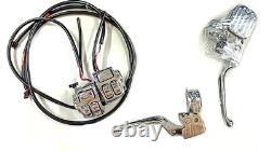 Handlebar Control Kit Chrome fits Harley Davidson