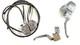Handlebar Control Kit Chrome Fits Harley Davidson