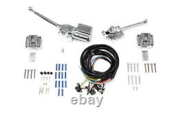 Handlebar Control Kit Chrome fits Harley Davidson