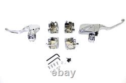 Handlebar Control Kit Chrome fits Harley Davidson