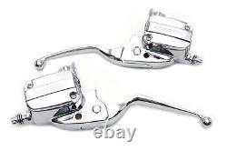 Handlebar Control Kit Chrome with Hydraulic Clutch fits Harley Davidson