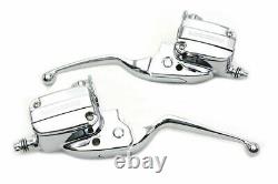Handlebar Control Kit Chrome with Hydraulic Clutch for Harley Davidson by V-Twin