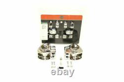 Handlebar Control Switch Housing Kit Chrome for Harley Davidson by V-Twin