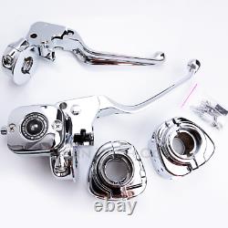 Handlebar Controls Hand Lever Control Single Disc for 96-06 Harley Dyna 22-0820