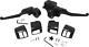 Harddrive 11/16 Handlebar Controls Without Switches Black #26-094bk