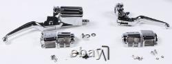 HardDrive Handlebar Controls without Switches 5/8 Chrome 26-045 Harley Davidson