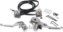 Harddrive Chrome Handlebar Control Kit with Switches for 96-06 Harley Davidson