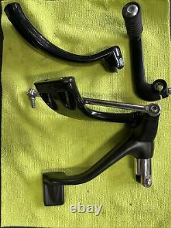 Harley 04-13 XL Sportster Oem Stock Black MID Foot Controls Used