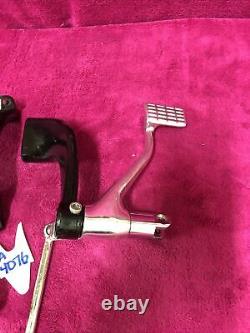 Harley 2004-13 Sportster Mid Controls set foot peg mount bracket brake pedal Oem