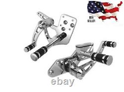 Harley Chrome Billet Forward Control Kit 3in Extended 22-0758 1986-1999 Softail