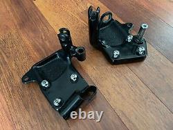 Harley Davidson 07-17 Softail Left & Right Extended Forward Control Brackets