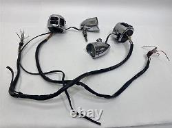 Harley-Davidson 08 FLSTF Fatboy Hand Control Switches With Turn Signals Chrome