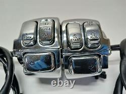 Harley-Davidson 1999 Softail Heritage Hand Control Switches Chrome