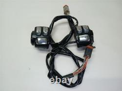Harley-Davidson 2001 Dyna Wide Glide Hand Control Switches Black & Chrome
