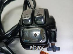 Harley-Davidson 2001 Dyna Wide Glide Hand Control Switches Black & Chrome