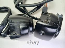Harley-Davidson 2001 Dyna Wide Glide Hand Control Switches Black & Chrome
