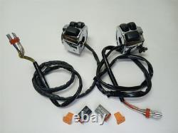 Harley-Davidson 2004 Dyna Wide Glide Hand Control Switches Chrome