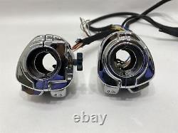 Harley-Davidson 2006 Dyna Wide Glide Hand Control Switches Chrome 49