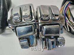 Harley-Davidson 2006 Street Glide Hand Control Switches Chrome Cruise Audio